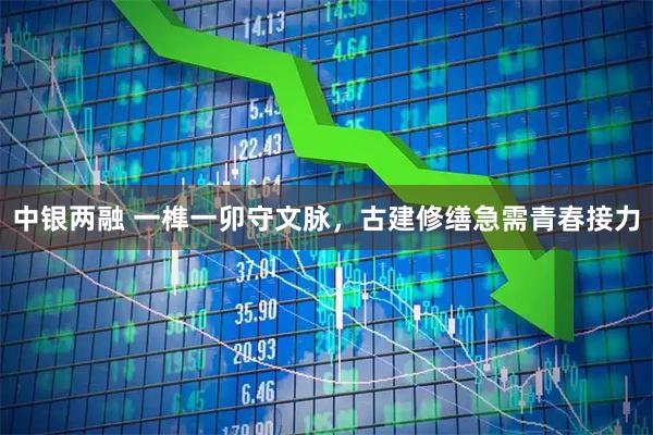 中银两融 一榫一卯守文脉，古建修缮急需青春接力